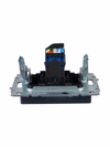 BRITE Розетка компьютерная RJ45 кат.6 РК11-БрМ маренго IEK5