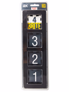 BRITE Рамка 4-местная РУ-4-1-Бр металл черный RE IEK4