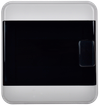 TEKFOR Корпус пластиковый КМПн-6 IP65 черная прозрачная дверь IEK2