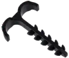 Дюбель-хомут Т-образный 4-12мм нейлон черный (25шт/упак) IEK0