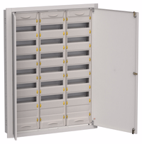 TITAN 5 Корпус металлический ЩРв-252 (3х84) 1130х885х130мм IP31 серый (две двери) IEK