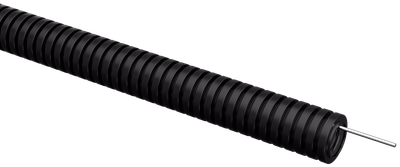 ELASTA Corrugated PVC pipe d=20mm with probe black (100m) IEK