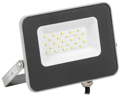 LED floodlight SDO 07-20 gray IP65 IEK