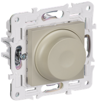 SKANDY Светорегулятор поворотный с индикацией 600Вт SK-D01B бежевый IEK