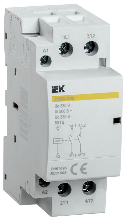Контактор модульный КМ63-11М AC IEK (MKK11-63-11)