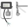 LED floodlight SDO 07-10D gray with Motion Sensor IP44 IEK6