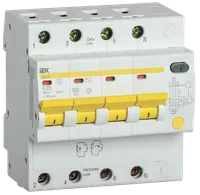 KARAT Differential circuit breaker AD14S 4P 25A 300mA type AC IEK