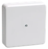 Коробка распаячная ОП КМ 100х100х44 бел. IEK UKO10-100-100-044-K01-E