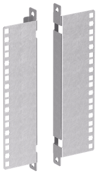 Профиль вертикальный 19" 6U для шкафов шириной 600мм (2шт/компл) GENERICA