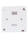 Выключатель 1-клавишный для открытой установки проходной ВСп20-1-0-ГПБ IP54 ГЕРМЕС PLUS (цвет клавиши: белый) IEK4