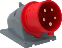 Flush socket SSI-525 32A-6h/200/346-240/415B 3P+PE+N IP44 MAGNUM IEK