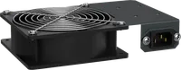 ITK Вентиляторная панель 1 модуль питание С14 без кабеля питания для шкафа 10" серии LINEA WS черная