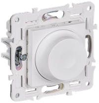 SKANDY Светорегулятор поворотный с индикацией 600Вт SK-D01W арктический белый IEK