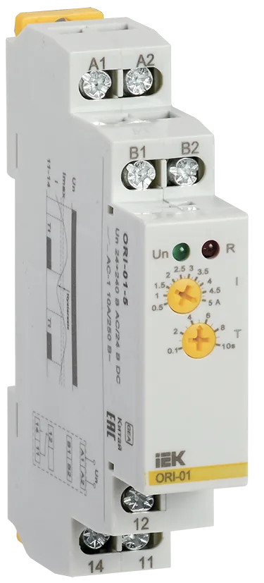 Реле контроля тока ORI 0,5-5А 24-240В AC/24В DC IEK