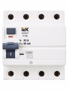ARMAT Выключатель дифференциального тока R10N 4P 63А 30мА тип AC IEK1