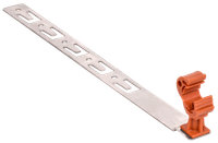 Держатель проводника круглого 8-10мм черепичная кровля с крючком с пластиковым фиксатором L=330мм нержавеющая сталь IEK