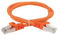 ITK Коммутационный шнур (патч-корд) кат.5E FTP 0,5м оранжевый