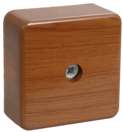 Коробка распаячная КМ41205-05 для открытой проводки 50х50х20мм дуб IEK
