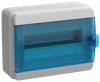 TEKFOR Корпус пластиковый КМПн-12 IP65 синяя прозрачная дверь IEK0