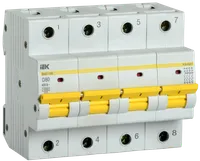 KARAT Automatic circuit breaker BA47-150 4P D 80A 15kA IEK