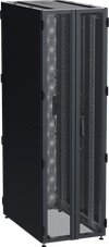 ITK by ZPAS Шкаф серверный 19" 45U 600х1200мм двухстворчатые перфорированные двери черный РФ1