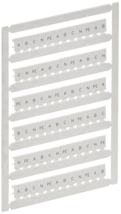 ARMAFIX Маркер для CTS/CP 4мм2 с символами "A; B; C; N; PE" IEK