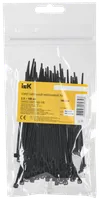 Clamp 2,5x100mm nylon black (100pcs.) IEK1