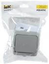 AQUATIC Выключатель 1-клавишный для открытой установки 10А IP54 ВС-20-1-0-А IEK1