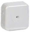 Коробка распаячная КМ41205-01 для открытой проводки 50х50х20мм белая IEK1