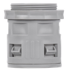 ELASTA Муфта вводная для гофрированных труб MVN32 IP40 серая IEK3