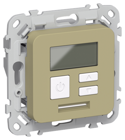 FLITE Electronic thermostat with display 16A T-FLO olive IEK