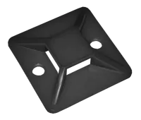 Self-Adhesive Nylon Pads 20x20 black under clamp(20pcs.) IEK