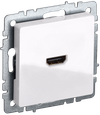 BRITE Розетка HDMI РHDMI-0-БрБ белый IEK0
