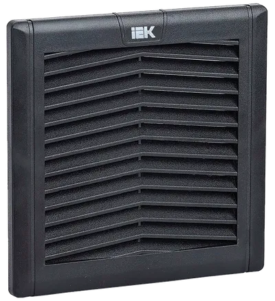 Фильтр с решеткой для вентилятора ВФИ 65-105м3/час черный IEK