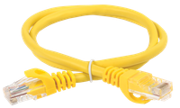 ITK Коммутационный шнур (патч-корд) кат. 6 UTP PVC 2м желтый