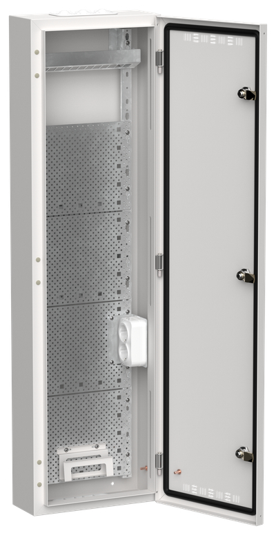 TITAN 5 Корпус мультимедиа ЩРн-84 (1х84) 1085х310х140мм IP30 белый IEK