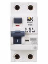 ARMAT Выключатель дифференциального тока R10N 2P 63А 30мА тип A IEK1