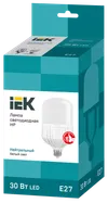Лампа светодиодная HP 30Вт 230В 4000К E27 IEK2