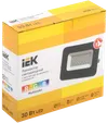 Прожектор светодиодный СДО 07-30RGB multicolor IP65 серый IEK1