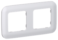 FLITE Рамка 2-местная РУ-2-А-ФлЖ жемчуг IEK