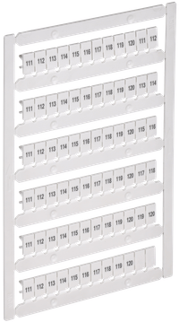 ARMAFIX Маркер для CTS/CP 4мм2 с символами "111-120" IEK
