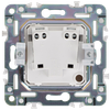 SKANDY Розетка без заземления с защитными шторками 10А SK-R01Bl черный IEK6