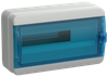 TEKFOR Корпус пластиковый КМПн-18 IP65 синяя прозрачная дверь IEK0