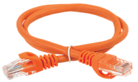ITK Коммутационный шнур (патч-корд) кат. 6 UTP PVC 2м оранжевый