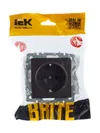 BRITE Socket with ground with shutters 16A PC14-1-0-BrBr bronze IEK6