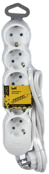 Extension cord 5 sockets 2P+PE/3 meters 3x1,5mm2 16A/250V UNO IEK1