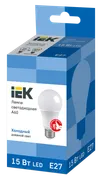 LED lamp A60 pear 15W 230V 6500K E27 IEK2
