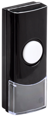 Button for door bell K3B2 IP44 black IEK0