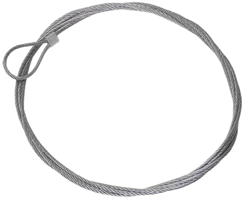 Steel cable with loop 7 m.