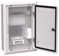 TITAN 5 Корпус мультимедиа ЩРв-24 (1х24) 505х365х130мм IP30 белый IEK
